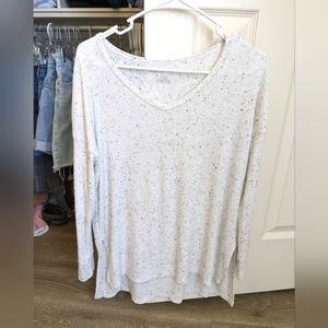 Long speckled leggings tee